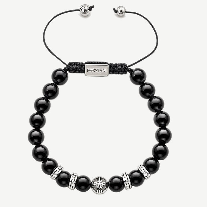 Equinox Men’s Beaded Bracelet Black Onyx, 8mm