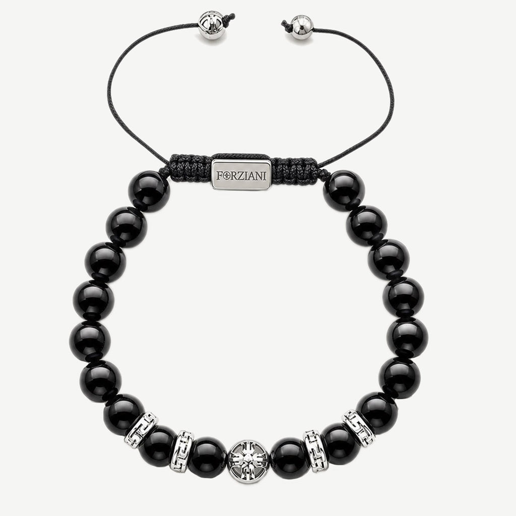 Equinox Men's Beaded Bracelet Black Onyx, 8mm – Forziani