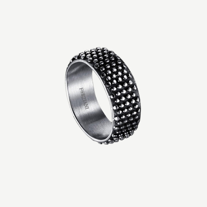 Aegis Band Ring for Men — light background #F5F5F3 — source image 5