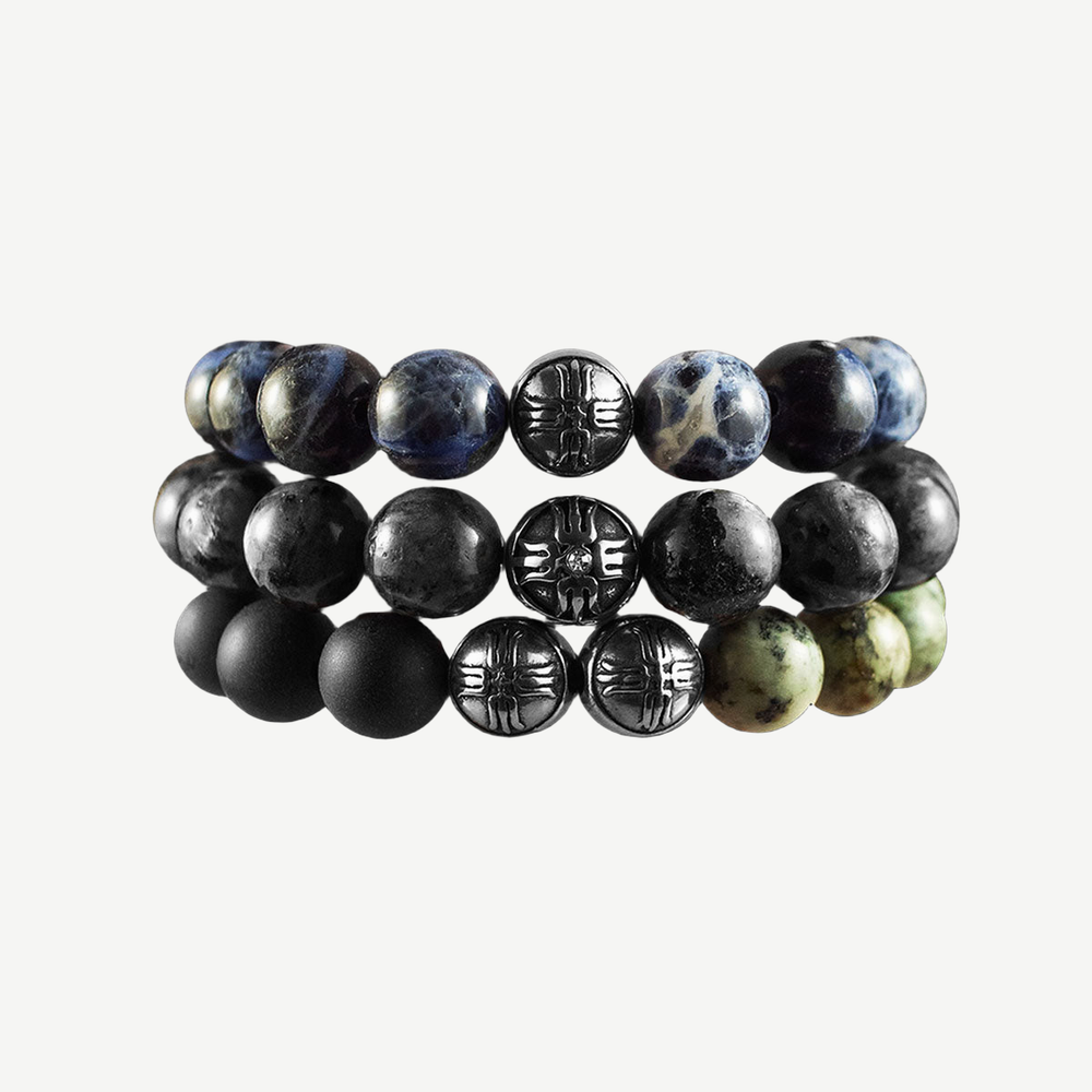 Athens Bracelets Stack — finished light background #F5F5F3 — source image 1