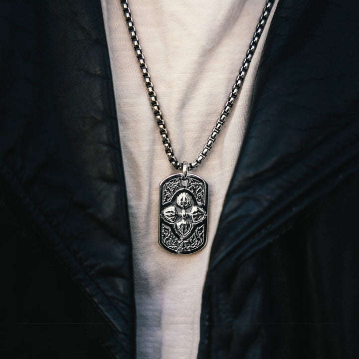 Bolt Tag Amulet Necklace