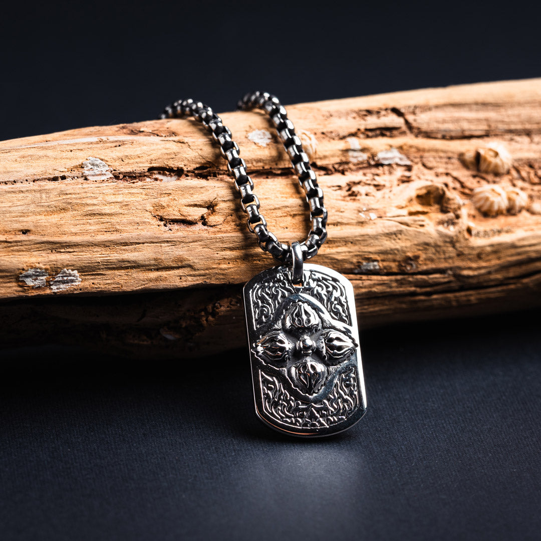 Bolt Tag Amulet Necklace