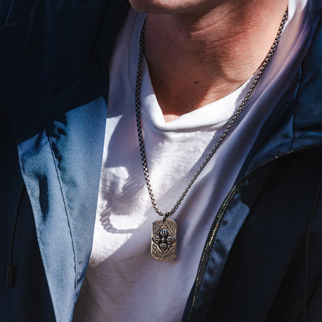 Bolt Tag Amulet Necklace