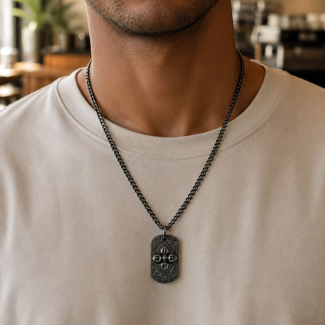 Bolt Tag Amulet Necklace