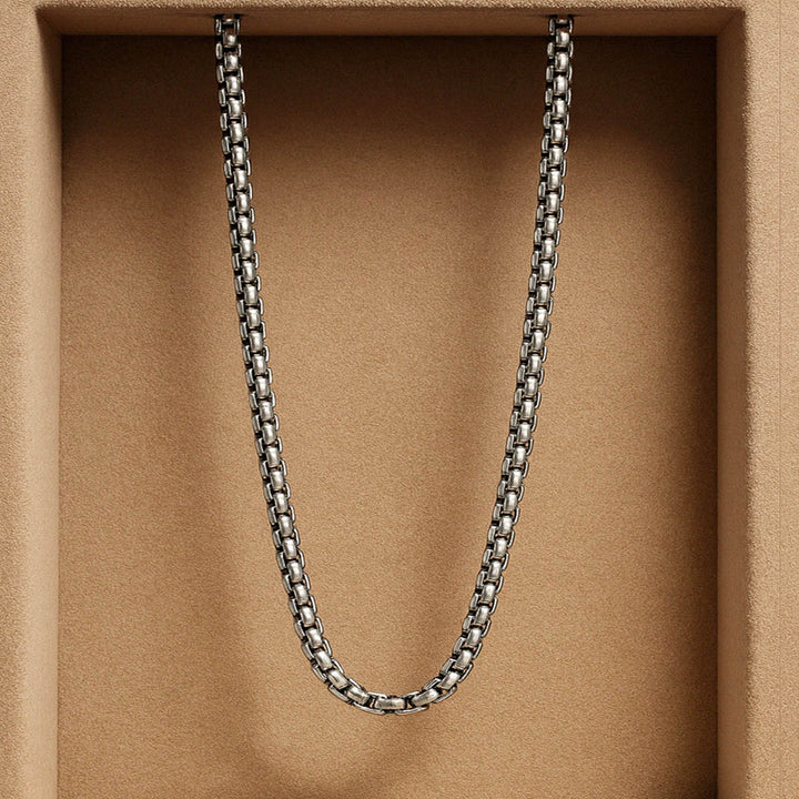 Catalyst Box Chain Necklace Silver - 8mm