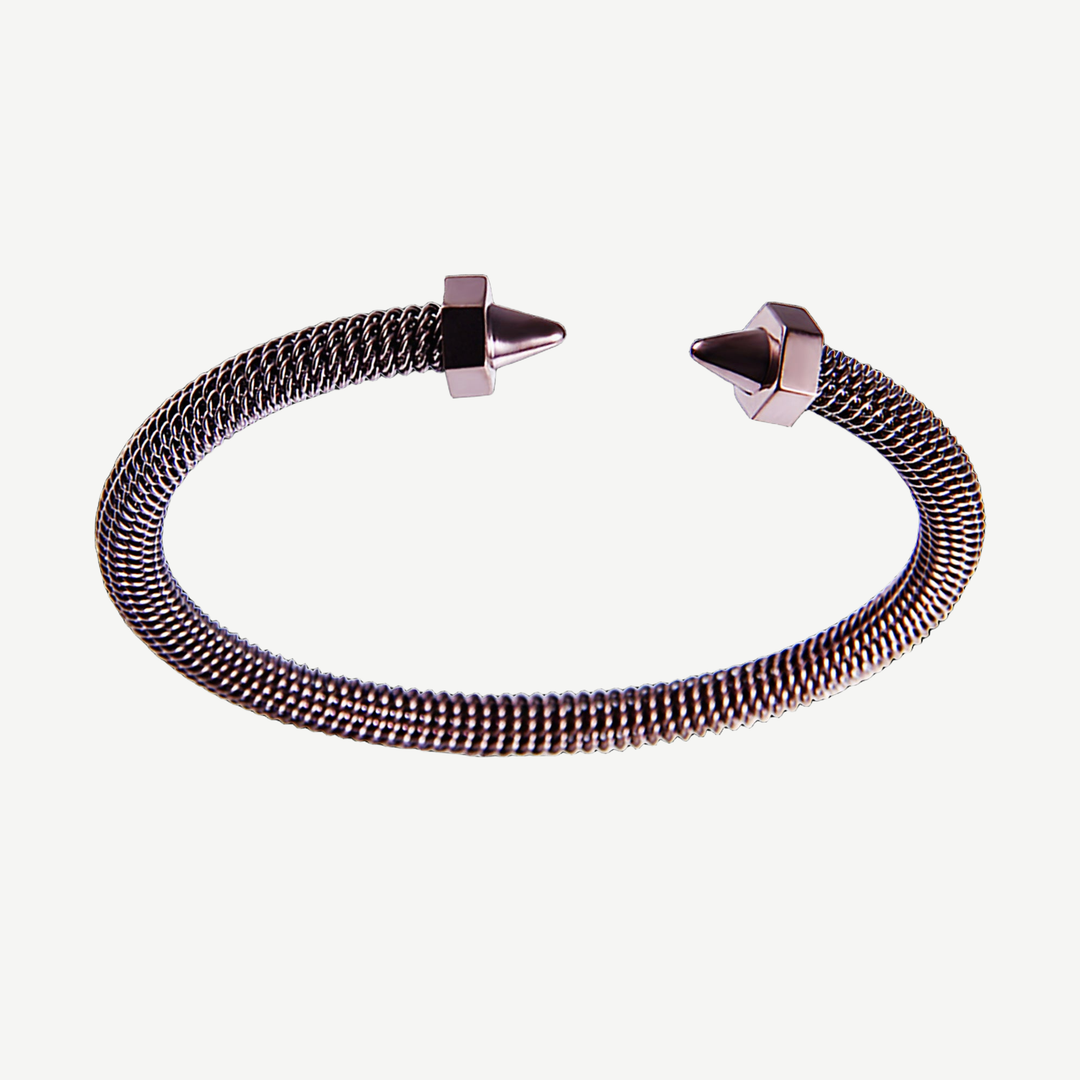 Dynamic Cuff Bracelet Brown — finished light background #F5F5F3 — source image 1