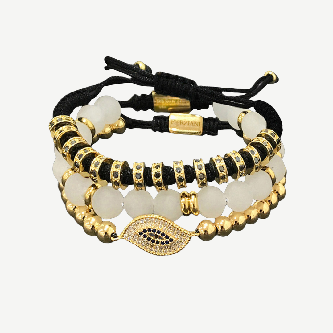Ibiza Bracelets Stack — finished light background #F5F5F3 — source image 1