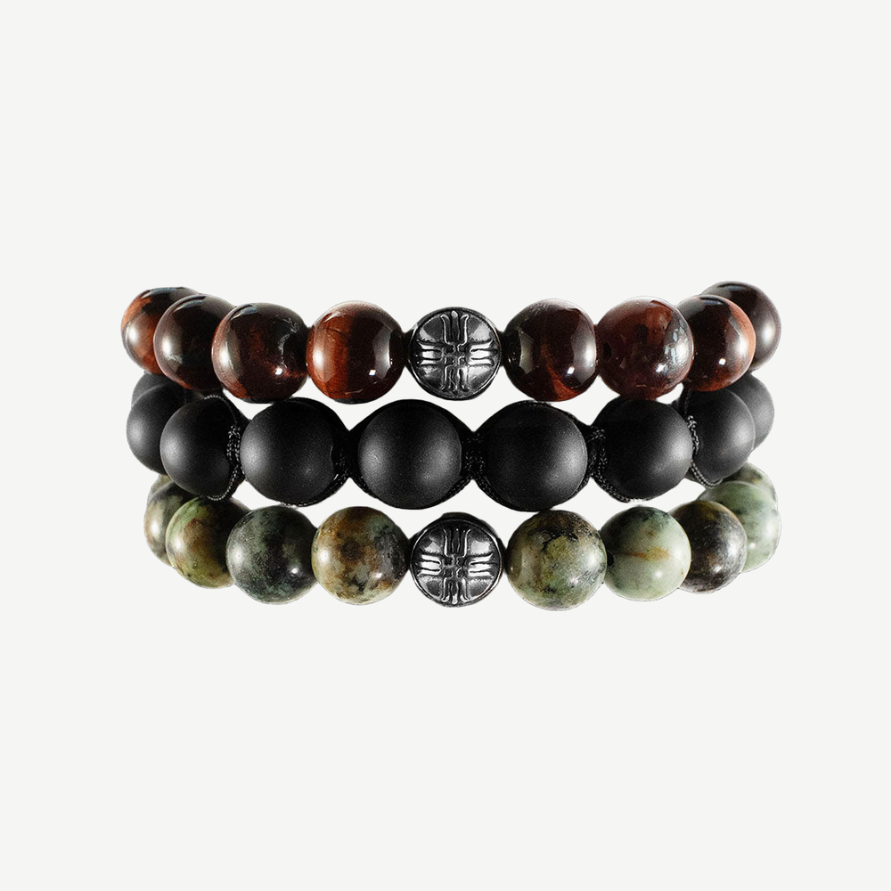 LA Bracelets Stack — finished light background #F5F5F3 — source image 1
