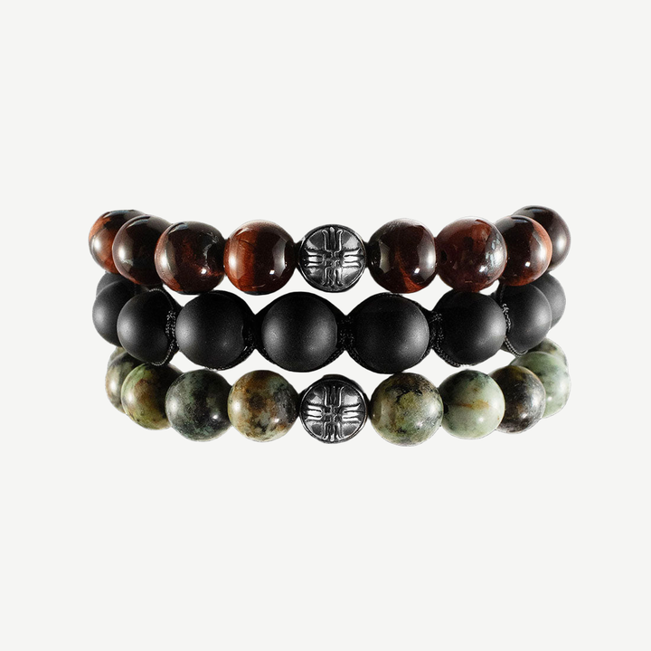 LA Bracelets Stack — finished light background #F5F5F3 — source image 1