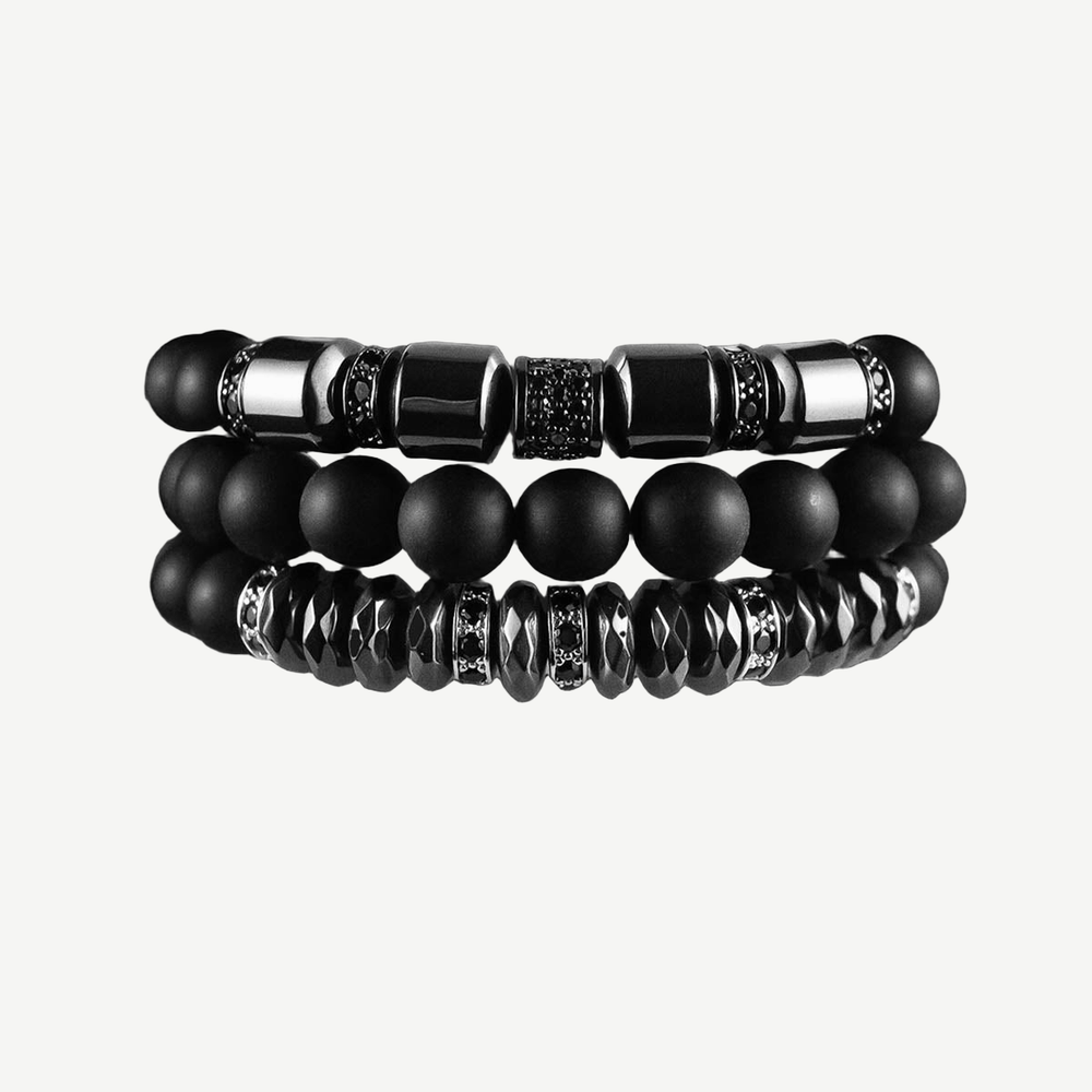 Manhattan Bracelets Stack — finished light background #F5F5F3 — source image 1