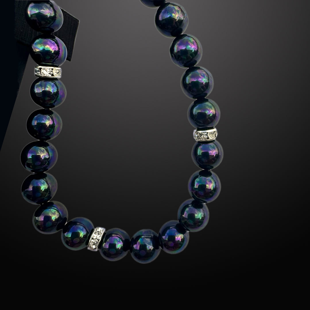 Men’s Black Baroque Pearl Choker