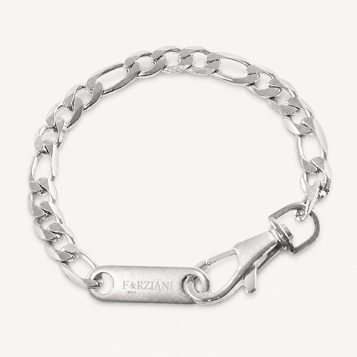 Modern Link Chain Bracelet Silver - 8mm