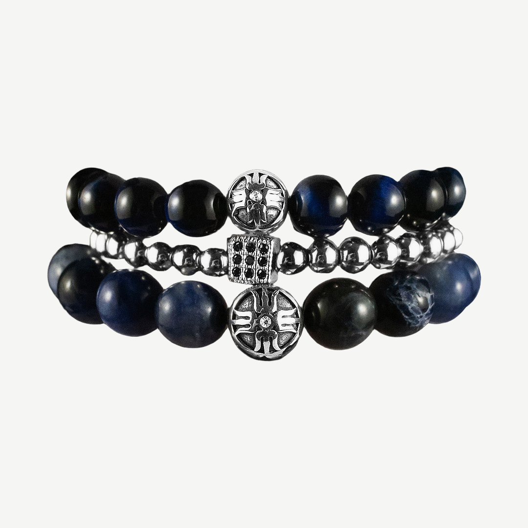 Nassau Bracelets Stack — finished light background #F5F5F3 — source image 1