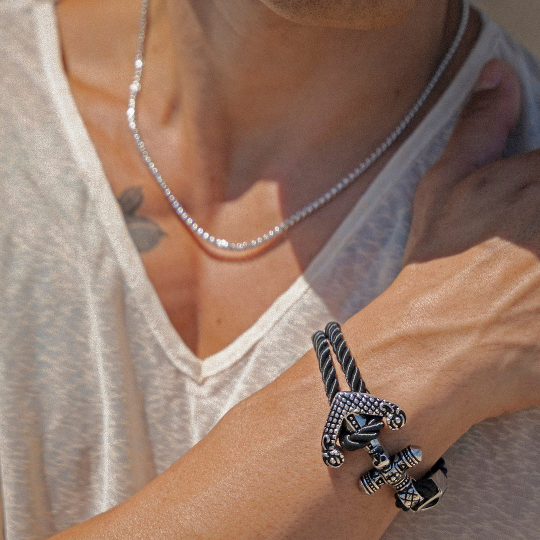 Nautical Rope Anchor Bracelet