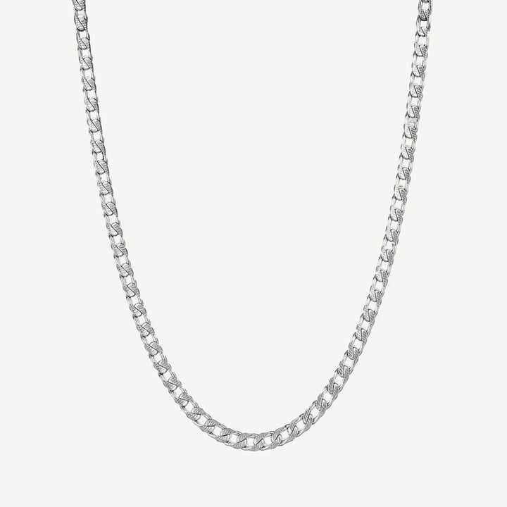 Hammered Stainless Steel Curb Chain