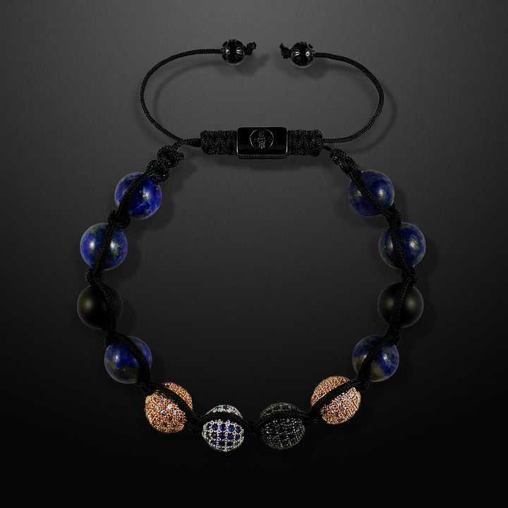 Kismet Warrior Beads Bracelet, 10mm