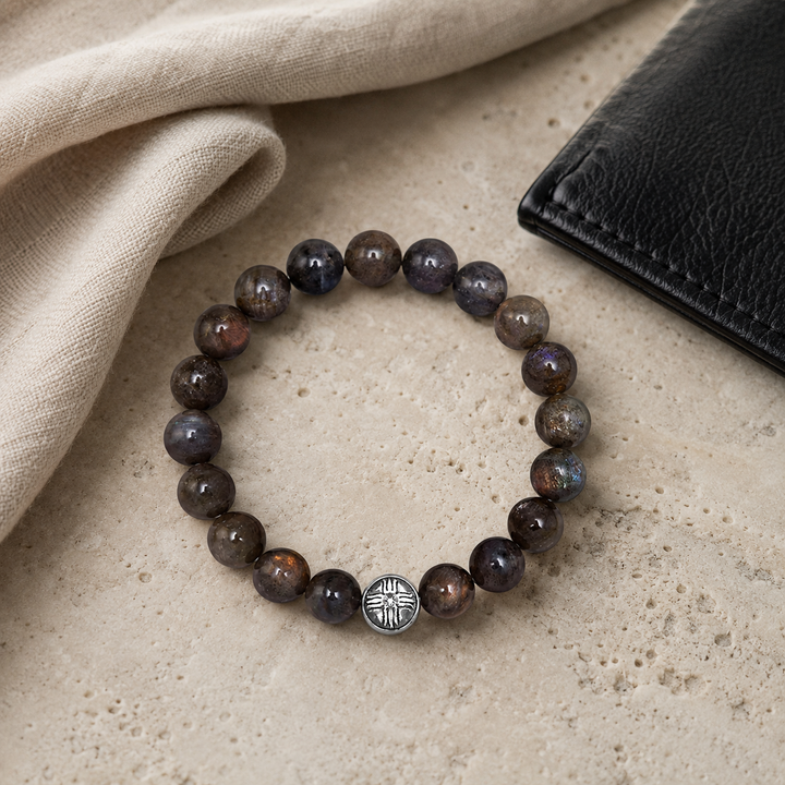 Power Beads Bracelet Labradorite, 10mm