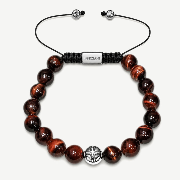 Summit Men’s Beaded Bracelet Red Tiger's Eye, 10mm