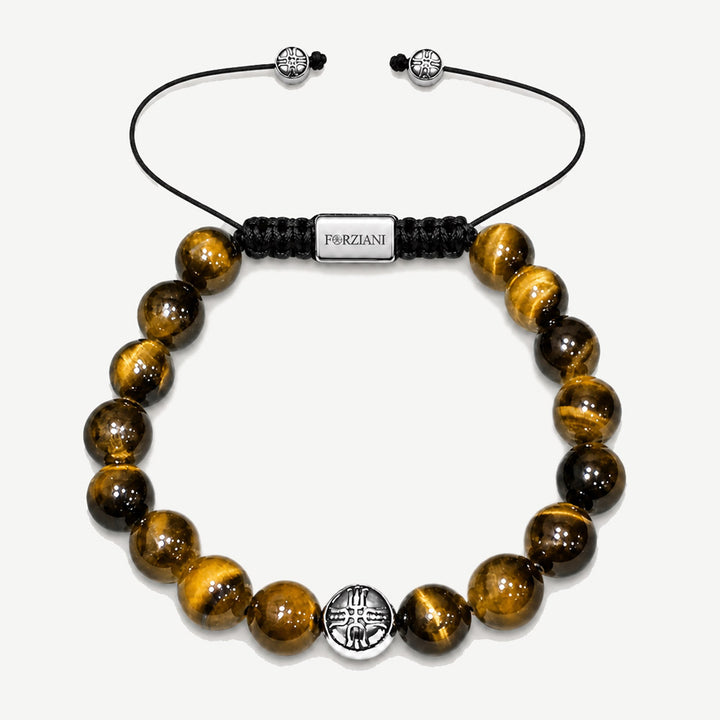 Summit Men’s Beaded Bracelet Tiger’s Eye, 10mm