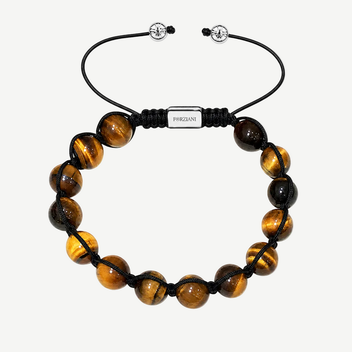 Vigor Tiger’s Eye Beads Bracelet, 10mm