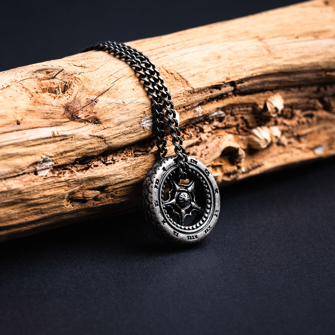 Roman Sundial Necklace