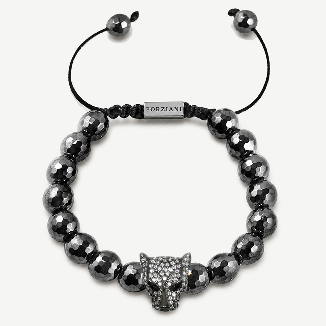 Untamed Panther Hematite Bracelet