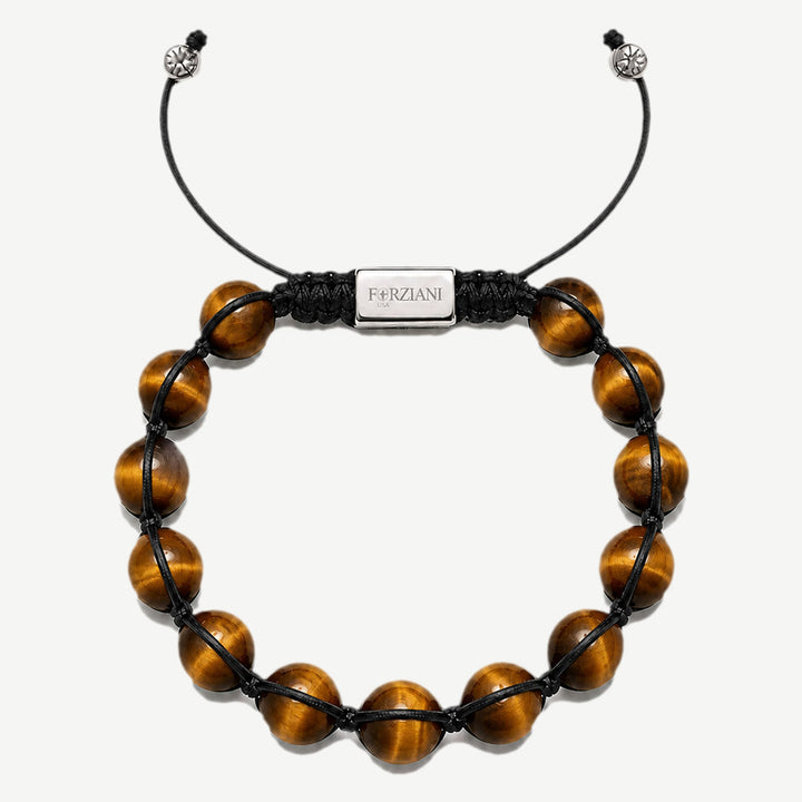 Vigor Tiger’s Eye Beads Bracelet, 10mm