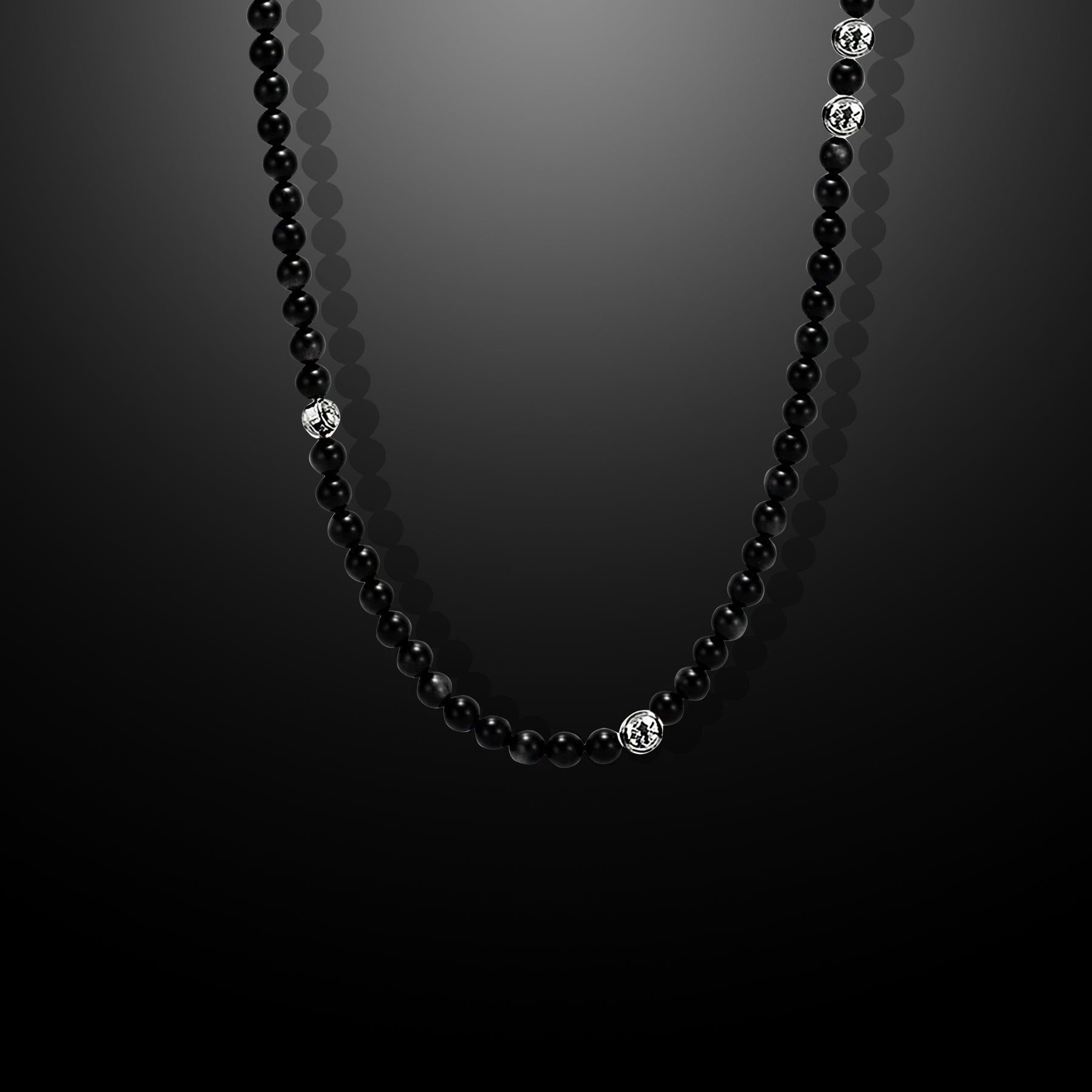 David Yurman Spiritual Bead Necklace with Black Spinel – Moyer Fine Jewelers