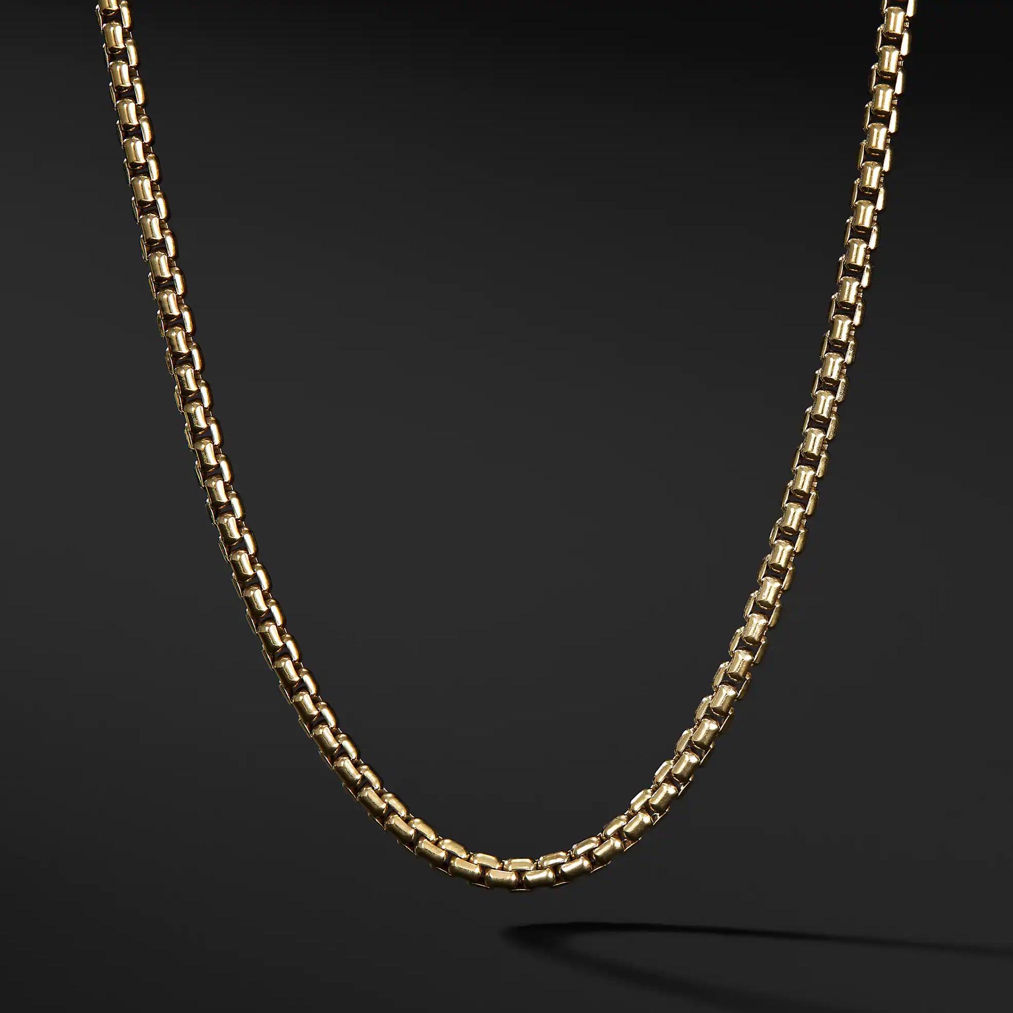 Catalyst Box Chain Necklace Gold - 8mm – Forziani