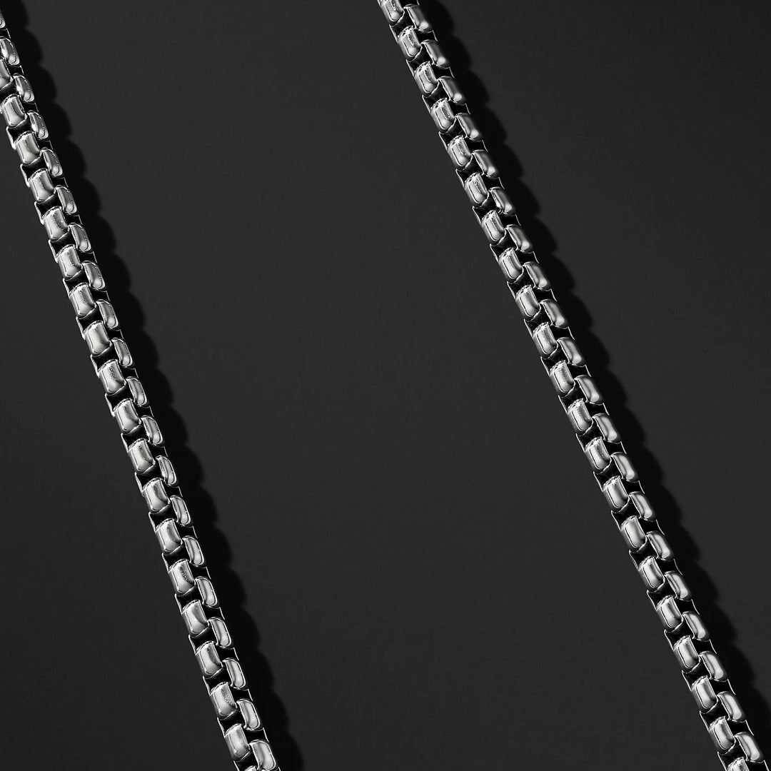 Catalyst Box Chain Necklace Silver - 8mm