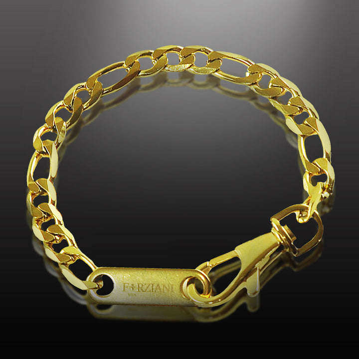 Modern Link Chain Bracelet Gold - 8mm