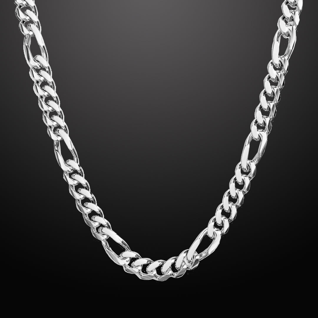 Modern Link Chain Necklace Silver - 8mm