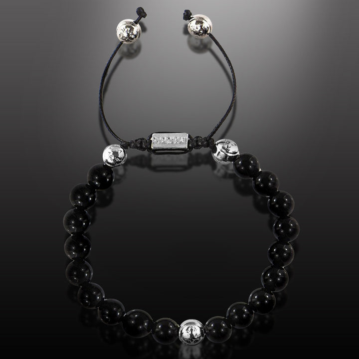 Summit Men’s Beaded Bracelet Black Onyx, 6mm