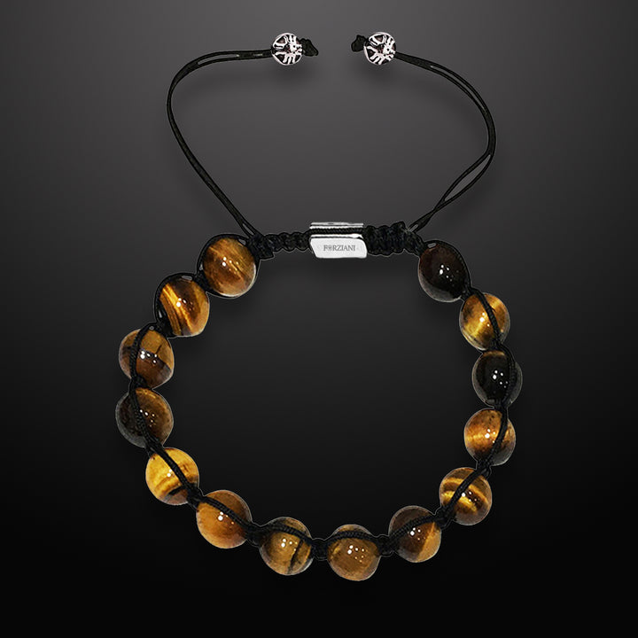 Vigor Tiger’s Eye Beads Bracelet, 10mm